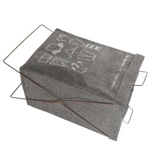 Panier à linge pliable en métal pour optimiser le rangement maison