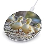 Cute Ducks Wireless Charger 10W Portable Fast Wireless Charging Pad Compatible with Phone Slim Charging Station Lightweight Charger Mat Charging Block for Travel Home Office
