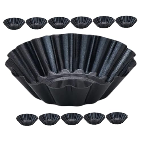 MAGICLULU 12 Moldes Para Tartaletas De Huevo Moldes Para Tartaletas De Huevo Moldes Para Cupcakes Moldes Para Tartaletas De Huevo Moldes Para Tartaletas De Huevo Moldes Para Hornear