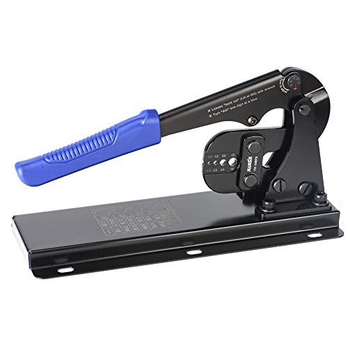 🔥 Cashback up to 70% IWISS IWS-1608DTS Bench Mounted Crimp Tool Fishing Crimper for Wire Rope Ferrules