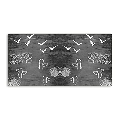 Tableau sur verre Coloray Desert Lake pour illuminer un salon moderne