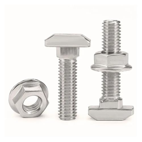 Tornillos de cabeza de martillo M8 para perfil de aluminio y tuerca en forma de T 5