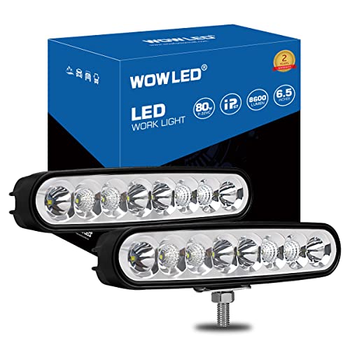 Combo de luces LED 12V superbrillantes y 8600 lm para optimizar la visibilidad en Jeep