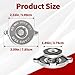 2 Pcs 16 PSI Radiator Cap Replacement for Dodge Ram 1500, Stainless Steel Engine Radiator Seal Cap, Compatible with Dodge Ram 2500 Jeep Grand Caravan Avenger