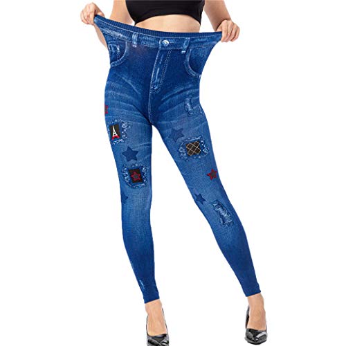FRAUIT Leggins Donna Elegante Jeans Leggings