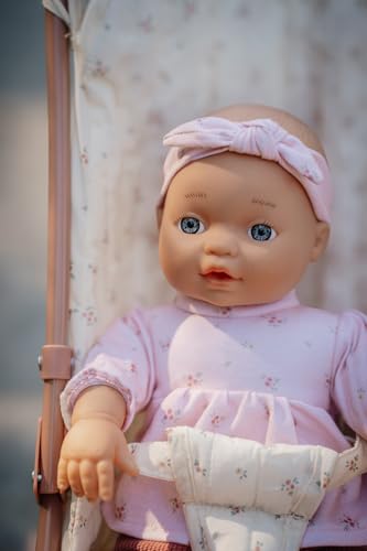 Little Dutch 4581 Babypuppe Lily 6-teiliges-Set (Puppenkleidung, Schnuller und Trinkflasche) Blaue Augen und Weichkörper - 36 cm - ab 18 Monaten – Bild 7