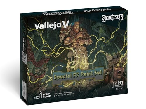 Vallejo Game Color 72207 Special FX Paint Set by Squidmar Miniatures (12x18ml)