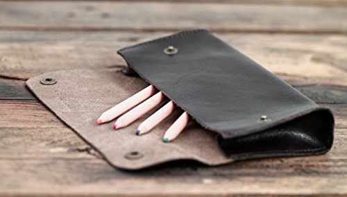 PAUL MARIUS cassa di matita astuccio in pelle