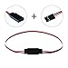 Tecunite 20 Pieces 3-pin Servo Extension Cable Wire Cord Female to Male RC Servo Extension Cord Wire Connectors for Connection Control Board Remote Control Parts, 5 Sizes(5 Sizes)