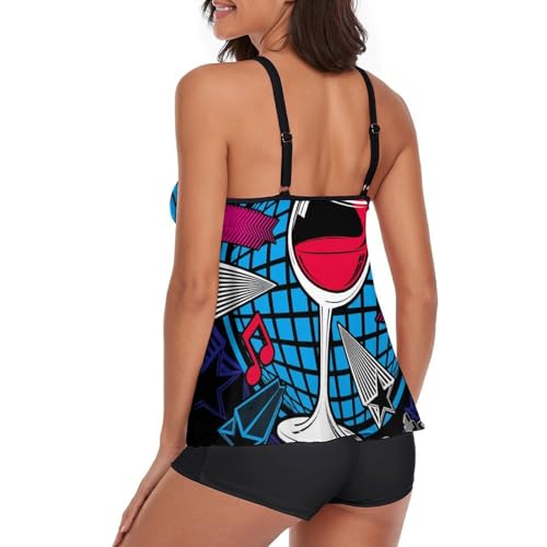 Ensembles bikini tankini avec short de garçon sculptant la silhouette