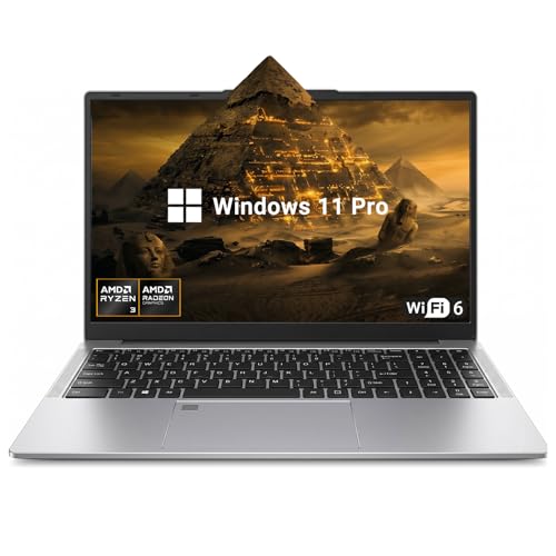 Breloom 2026 Portatil 15.6' Laptop, Ordenador Portatil AMD Ryzen 3 3250C (Up to 3.5GHz), 8GB Dual-Channel DDR4 256GB SSD Portátil Win 11 con Huella, Teclado retroiluminado, Type-C Completo, Wi-Fi 6