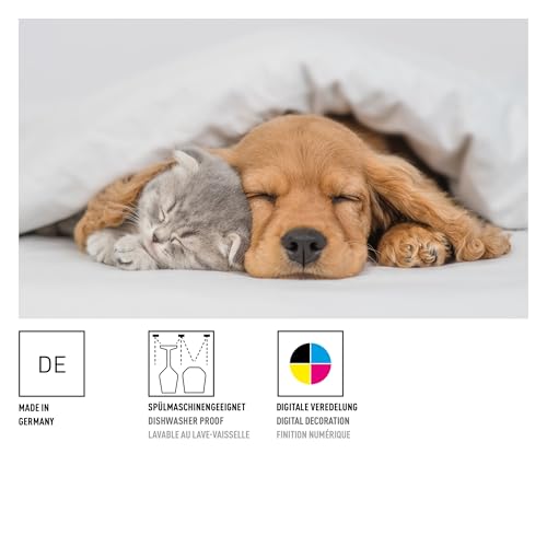 Miniatura 4 de Ritzenhoff 8106003 - Juego De 2 Vasos De Cóctel 600 Ml, Serie Animales Felices, 2 Unidades, Con Diseño De Gatos, Fabricado En Alemania