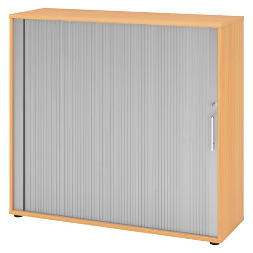bümö Aktenschrank abschließbar mit Rollladen, Rollladenschrank für...