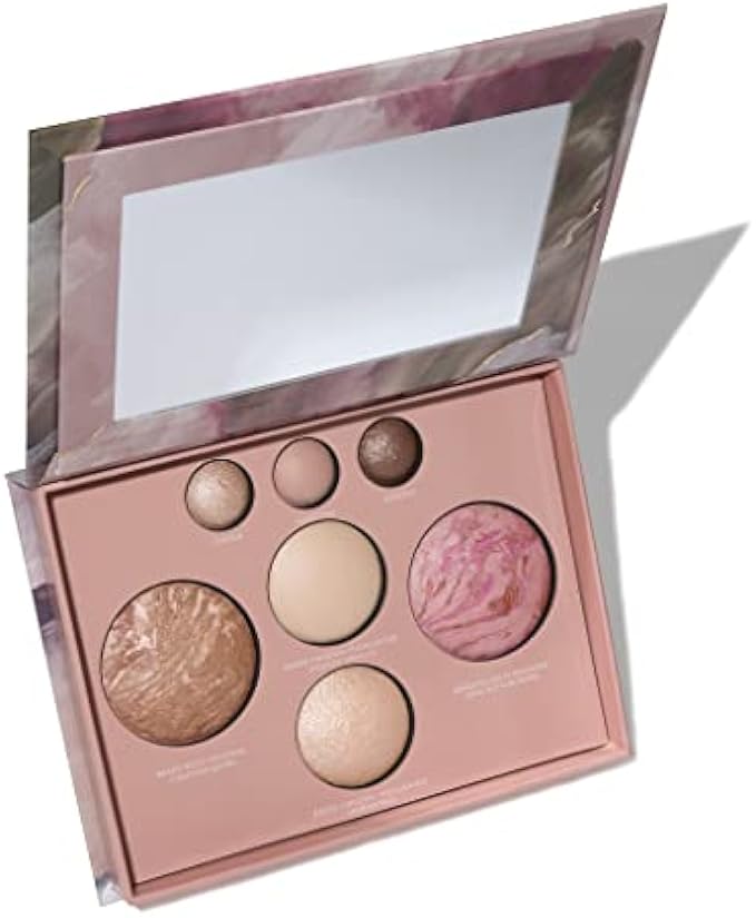 LAURA GELLER NEW YORK The Best of the Best Baked Palette - Full Size - Includes Bronzer, Blush, 2 Highlighters and 3 Eyeshadows - Travel-Friendly