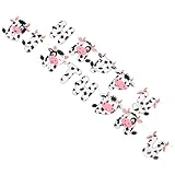 Ambiance festive : la guirlande décorative d'anniversaire sur le thème des vaches peut créer une ambiance festive et ajouter une touche de à toute fête, guirlande d'anniversaire d'enfant, guirlande d'anniversaire sur le thème des poulets