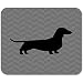 Produktbild Mousepad Computer-Notizblock-Büro-Dackel-Schattenbild auf Gray Herringbone Home School-Spiel-Spieler-Computerarbeitskraft