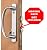 Rockwell Security Charlotte Patio Sliding Door Handle Set Antique Black Finish Fits 3-15/16 Inch CTC Screw Holes for Residential Use