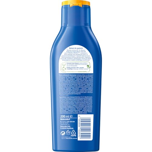 NIVEA SUN Protect & Moisture Nawilżający balsam do opalania SPF 30, 200 ml