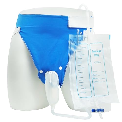 Urine Collection Bag, Portable Silicone Female Urinal with Leak Proof Catheter, and Drainage System for Female Incontinence bedridden Patients (Female)