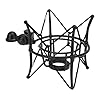 Generic Microphone Shock Mount Zinc Alloy Anti Vibration Secure Support for Recording Station Studio Fits Most Condenser Microphones (Black) #2