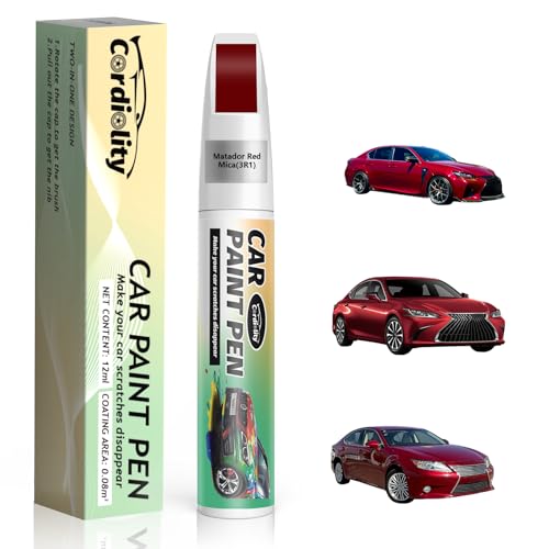 Image of Matador Red Mica(3R1) Touch Up Paint Pen for Toyota,Car Paint Scratch Repair Pen Quick and Easy Fix Auto Paint Scratch