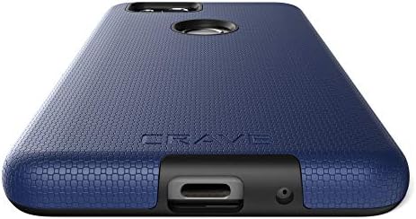 Crave Dual Guard for Google Pixel 2 Case, Shockproof Protection Dual Layer Case for Google Pixel 2 - Navy