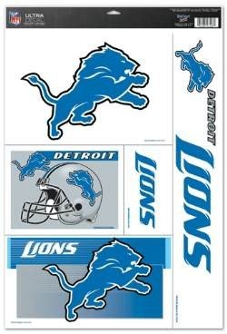 NFL Detroit Lions 03770091 Multi Use Decal, 11" x 17"