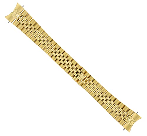 Ewatchparts 20MM JUBILEE WATCH BAND COMPATIBLE WITH MENS 36MM ROLEX DATEJUST 16233 16234 BRACELET GOLD