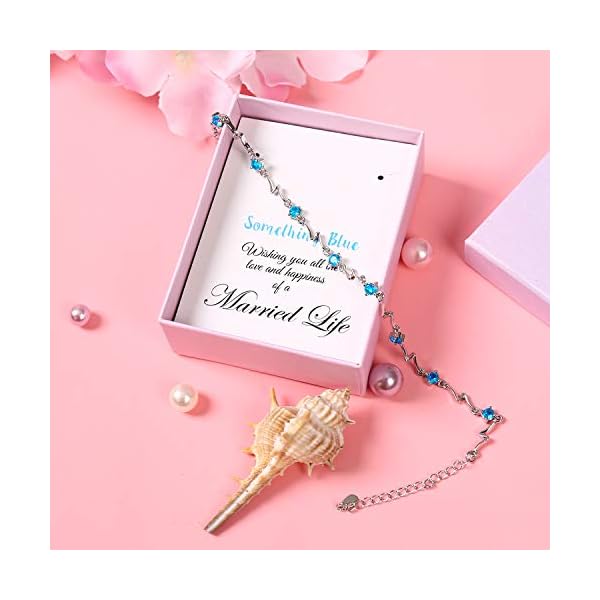 Something-Blue-Bride-Anklet-Wedding-Gift-for-Bride-Bridal-Shower-Gift-Gift-Box-Packaged-Blue-Anklet Something Blue Bride Anklet, Wedding Gift for Bride, Bridal Shower Gift, Gift Box Packaged (Blue Anklet)