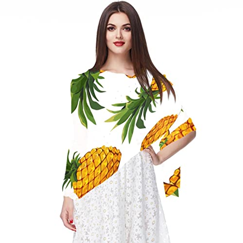 Écharpe fruit ananas multicolore pour raviver un look terne et exprimer sa créativité
