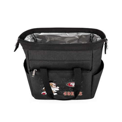 Image of PICNIC TIME NFL Mickey Mouse On The Go Lunch Bag - Soft Cooler Lunch Box - Insulated Lunch Bag, (Black)