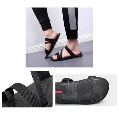 Yytcsjz Men's Orthopedic Corrector Sandal, Summer Comfy Outdoor Beach Holiday Slip-On Bunion Corrector Sandal, Open Toe Plantar Fasciitis Flip Flops, for Pain Relief Valgus Bunion Symptoms3