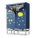 Commutation flexible entre couches simples et doubles : peut être utilisé pour les vêtements longs et courts, tube en acier amovible, espace de suspension pour différents vêtements.