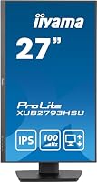 iiyama Prolite XUB2793HSU-B7 68,6cm 27" IPS LED-Monitor Full-HD 100Hz HDMI DP USB2.0 Höhenverstellung Pivot Adaptive Sync schwarz – Ansicht 4