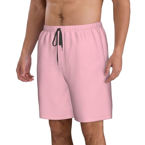 Natural Pink Men's Beach Pants-Quick-Dry & Comfortable Mens Beach Shorts for Men, Perfect for Surfing and Everyday Wear2