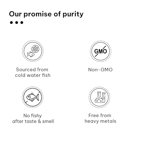 Image of hk vitals Omega 3 (90 Fish Oil Capsules) | 1000mg Omega 3 with 180mg EPA & 120mg DHA | For Brain, Heart, Eyes, and Joints Health