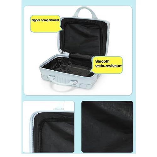 Combination Suitcase, Small Lockable Vanity Case, Large Capacity Hand Luggage, For Travel Boarding Documents Vanity Case3