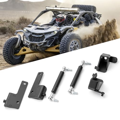 BARQUPO UTV Automatic Door Opener Kits Compatible with Can Am Maverick R Max 2024-2026, No Drilling Door Shocks Struts Fit Maverick R Max Accessories, Front Door Only