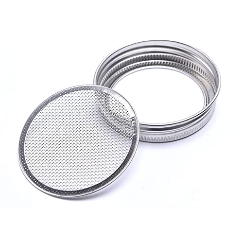 kekafu Pacote com 6 tampas de germinação de aço inoxidável, tampas de broto, kit de germinação, seme