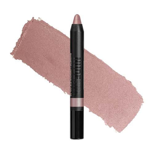 Nudestix Magnetic Luminous Eye Color – 4-in-1 Cream Eyeshadow Stick, Eyeliner, Primer & Highlighter | Long-Wear, Waterproof Satin Finish | Vegan & Cruelty-Free Eye Makeup, Shade: Bright Eyes