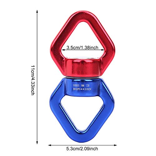 Giratório giratório de liga de alumínio, girador giratório ao ar livre, anel de conexão giratório Co