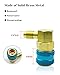 AC Oil Dye Injector, R134A Compressor Oil Injector Kit with Snap Quick Coupler, 2 OZ A/C Injection Air Conditioning HVAC Tool with 1/4