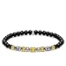 Produktbild Thomas Sabo Unisex-Armband Talisman bicolor schwarz 925 Sterlingsilber gelbgold vergoldet A1922-966-11-L19