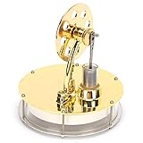 【Conveniente para la operación y profundizar su interés en la física】 El modelo de motor Stirling es conveniente para la operación, capta más intuitivamente su principio de funcionamiento y profundiza su interés en la física.