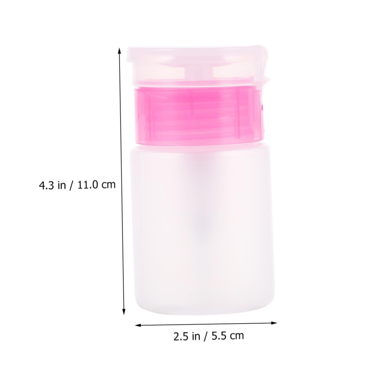 DECOMELODY 500Pcs Nail Polish Wipes Removers Lint Nail Polish Remover Pads for Manicure Includes Press Bottle for Home and Salon Use