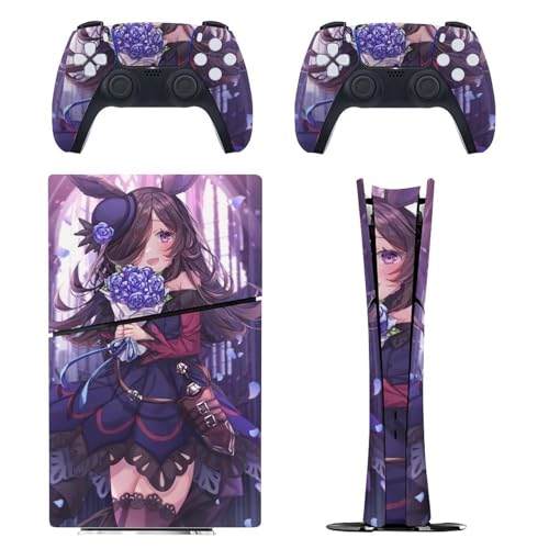 PS5 Slim �p �X�L���V�[�� �����A�j���� ���Z�l ���C�X����� �h���X ���o�� �{�̂ƃQ�[���R���g���[���[�ɑΉ�����X�e�b�J�[ �y�����݌v �f�W�^���E�G�f�B�V������p�z ���^�X�L�� �{�̕ی� �X���� �A�N�Z�T���[ �w��/��/����/�ق���h�~ ��