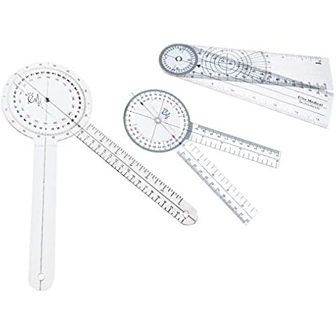 EMI Goniometer Set 12", 8", and 8" Spinal 3 Pieces EGM-428 Cover