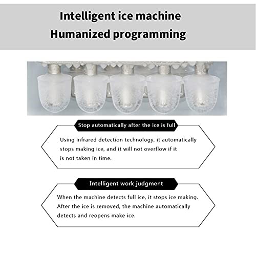 Máquina pequeña para hacer hielo 26 lb en 24 h miniatura 4