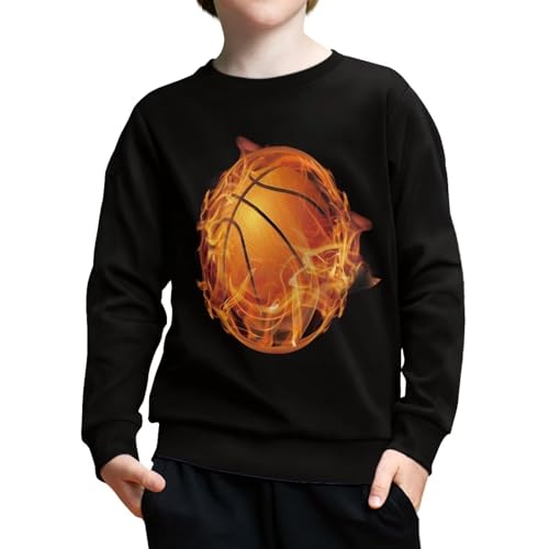 Sprowallo Kids Casual Cute Sweatshirt Long Sleeve Outwear Novelty Sweater for Girls Boys Crewneck Hoodie Age for 6-16 Years