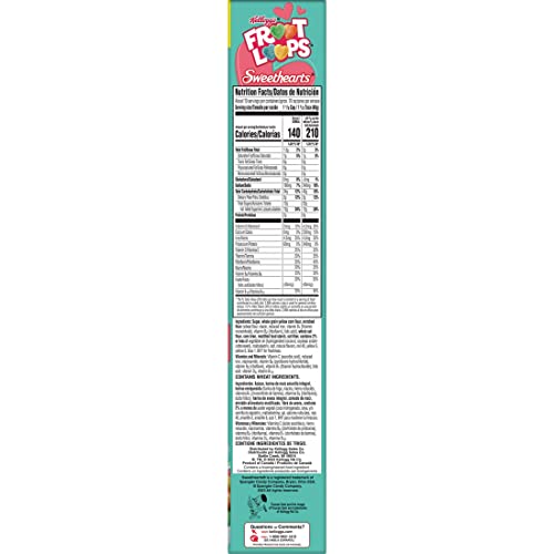 Froot Loops Sweethearts Breakfast Cereal, Fruit Flavored